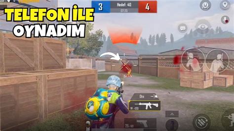 UZUN ZAMAN SONRA TELEFON İLE OYNADIM PUBG MOBİLE YouTube