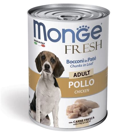 Купить Влажный корм Monge Dog Fresh Chunks in Loaf для взрослых собак ...