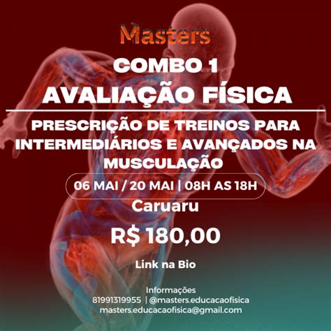 Combo Aval F Sica E Prescri O De Treino Em Caruaru Sympla