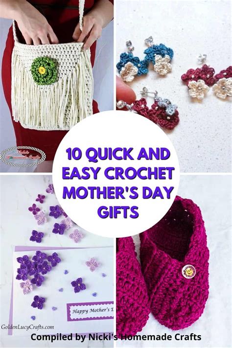 30 Free Quick And Easy Crochet Gifts For Mom On Mother S Day Diy