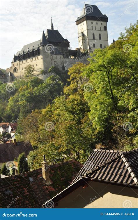 Karl Tejn Karlstein Castle Stock Photo Cartoondealer