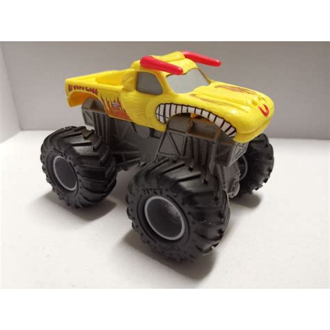 Used Hot Wheels Monster Jam Rev Tredz El Toro Loco Truck 1 43 Chv22 Yellow Shopee Malaysia
