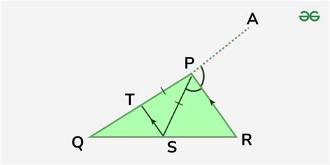 Angle Bisector Theorem - GeeksforGeeks