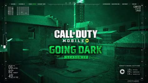 Call Of Duty Mobile Season 12 Going Dark Release Date And Time