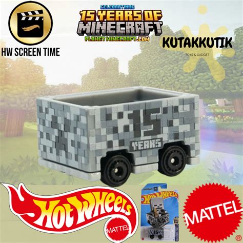 Jual Hot Wheels Mobil Kart Minecart Minecraft Abu Years Anniversary Lot G HW Screen Time