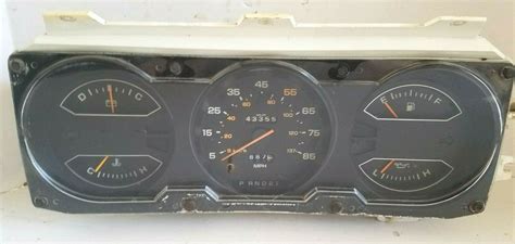 81 89 Dodge Ram Truck Instrument Cluster Ramcharger D100 D150 D250 D350