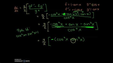 Derivative Of Trig Functions Part 2 Youtube