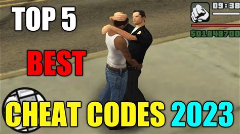 GTA San Andreas Top 5 Cheats New 2023 GTA San Andreas Cheat Codes