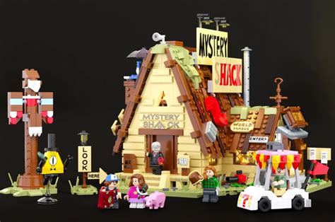 LEGO IDEAS Gravity Falls The Mystery Shack Project Creation Achieves 10 ...