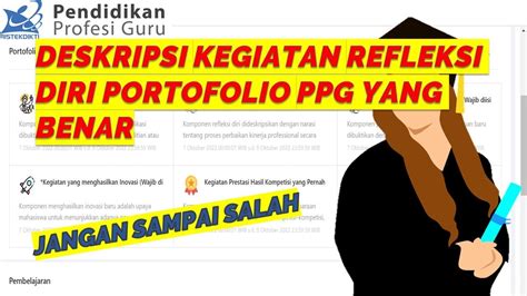 Deskripsi Kegiatan Refleksi Diri Portofolio Ppg Yang Benar 45 Off
