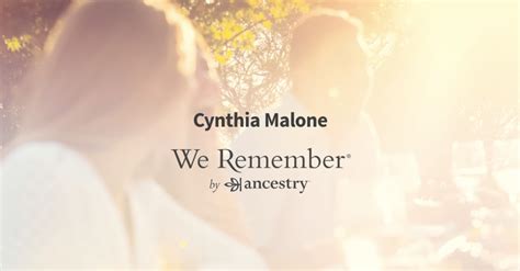 Cynthia Malone Obituary