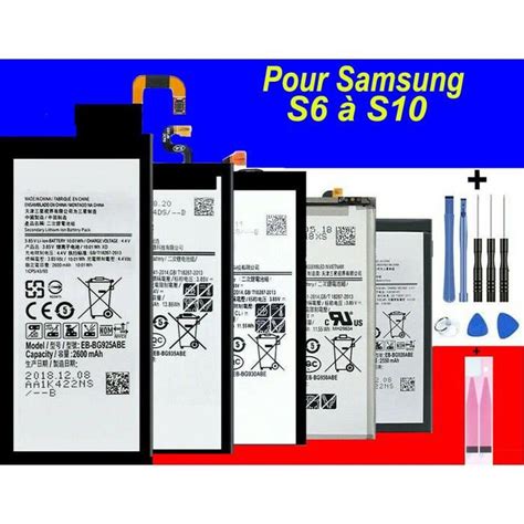 BATTERIE Pour Samsung Galaxy S9 100 Neuve Adhesif Outils