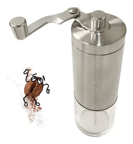 Moedor De Café Manual Gourmet Em Inox Moagem Em Cerâmica