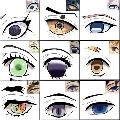 How I Draw Eyes With Kny Characters Fandom