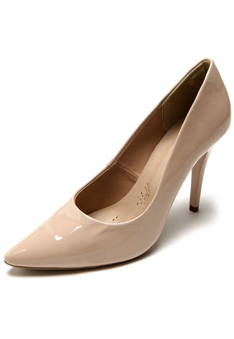 Scarpin Dafiti Shoes Bico Fino Nude Compre Agora Dafiti Brasil