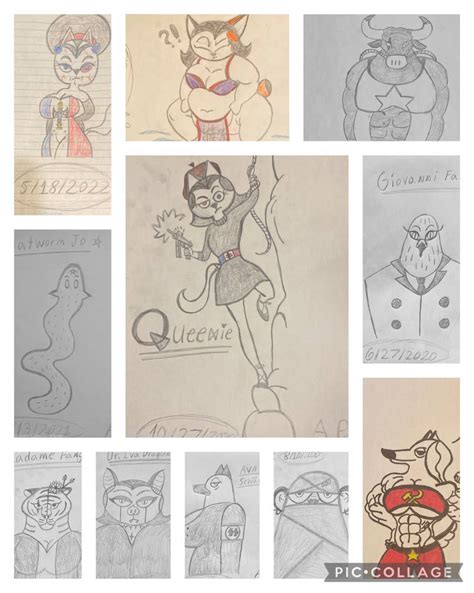 Queenie Villains Collage The Cats Behind By Nakuuro On Deviantart