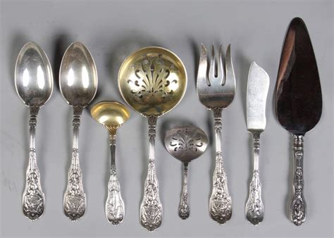 Gorham Sterling Silver Flatware Set - Mythologique Pattern | Cottone ...
