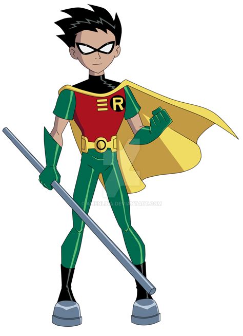 Robin By Alienlina On Deviantart Teen Titans Robin Teen Titans Go