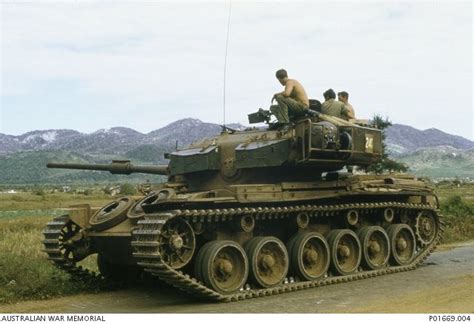 A Centurion Mk V1 Tank With The Call Sign Two Four Charlie 24c Of