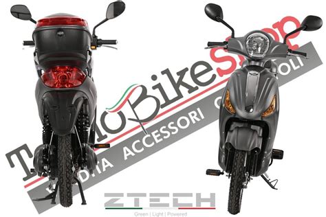 Bici Bicicletta Elettrica Scooter Pedalata Assistita Z Tech ZT 09 A