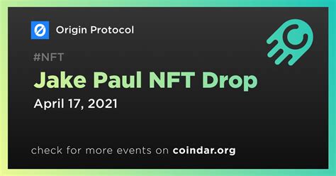 Origin Protocol Ogn Jake Paul Nft Drop — Coindar