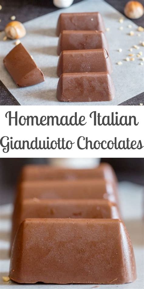 Homemade Italian Gianduiotto Chocolates Homemade Chocolate Christmas