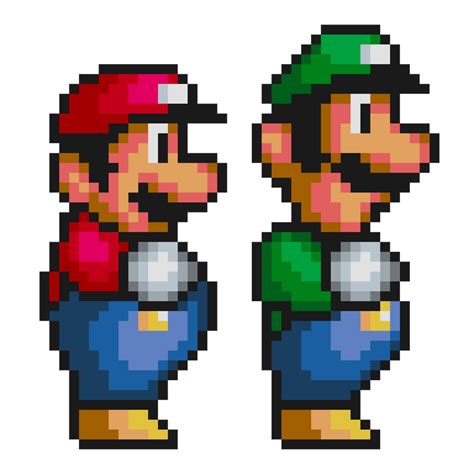 Genesis Mario And Luigi Sprite By Artsofbardelli On Deviantart