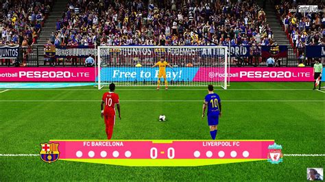 Pes 2020 Barcelona Vs Liverpool Penalty Shootout Gameplay Pc New Kits 2021 Messi Vs