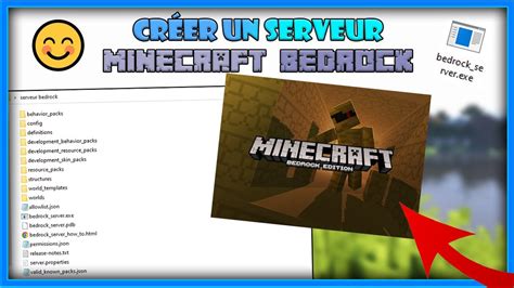 CREER UN SERVEUR MINECRAFT BEDROCK Facile Et Rapide YouTube