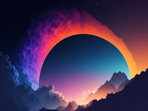 Premium Ai Image Colorful Background Youtube Thumbnail Background For