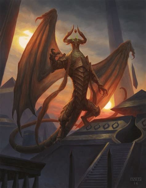 Nicol Bolas Planeswalker An Art Print By Chris Rahn Inprnt Fantasy