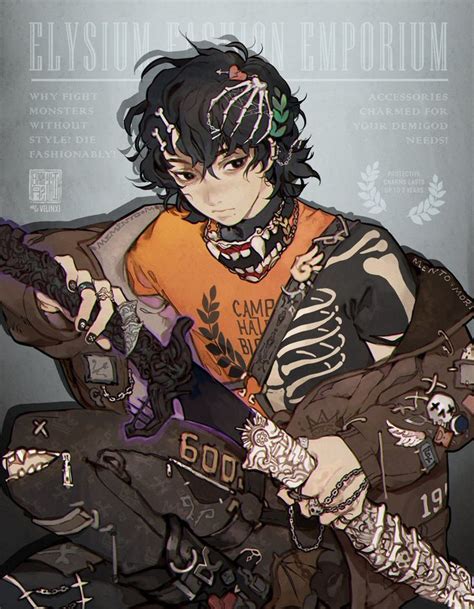 A Drawing Of A Man With Tattoos And Piercings On His Arm Holding A Guitar