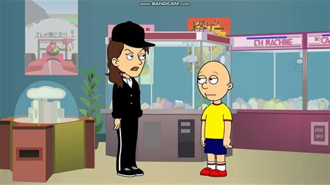 Caillou Escapes Detention To Go To Chuck E Cheese S Grounded Youtube