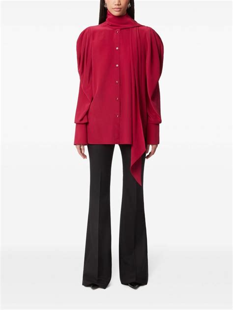 Nina Ricci Pussy Bow Shirt Nina Ricci