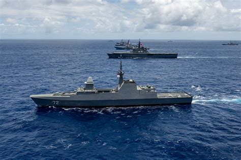 Dvids Images Multinational Ships Sail In Formation During Rimpac