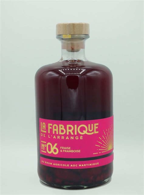 LA FABRIQUE n06 Rhum Arrangé FRAISE FRAMBOISE 70 cl