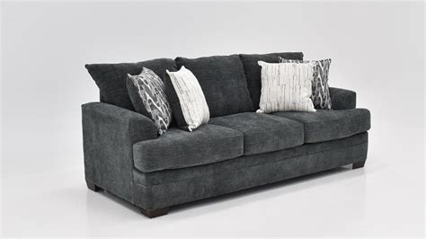 Aden Sofa Gray Home Furniture Plus Bedding And Mattress Center