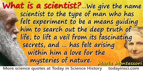 Maria Montessori Quote What Is A Scientist Large Image 800 X 400 Px