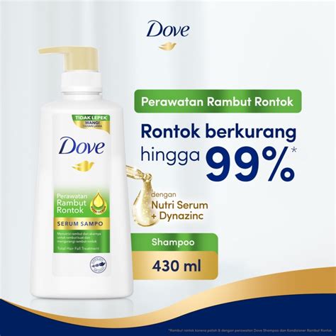 Jual Dove Shampo Perawatan Rambut Rontok Sampo 430ml Shopee Indonesia