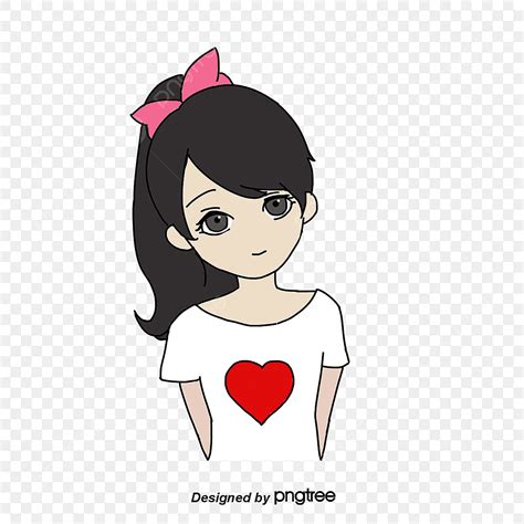 Glasses Girl PNG Picture, Vector Cartoon Girl With Glasses, Cartoon ...