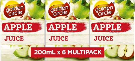 Golden Circle Apple Fruit Juice Box Poppers Multipack Apple Juice No