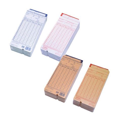 Punch Card Whitebrownpinkyellow 100pcspkt Shopee Malaysia