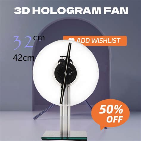 Cm Desktop D Hologram Fan Display Naked Eye D Holographic