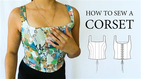 Corset Diy How To Sew A Corset Bustier Youtube