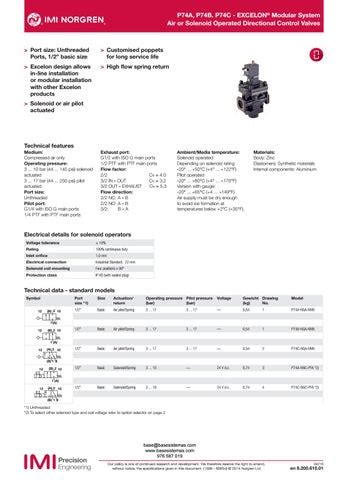 Valvula Arranque Progresivo Norgren P C By Base Sistemas Issuu