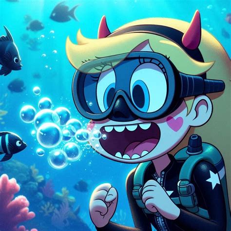 Star Butterfly Underwater By Chrisgraduate27 On Deviantart