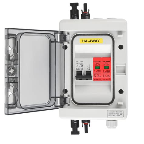 Solar PV Anschlusskasten DC 1000V 1 String Photovoltaik 4 Module IP65