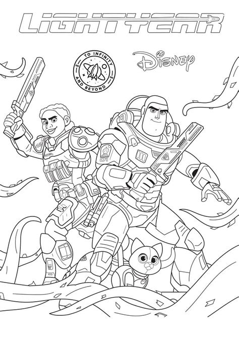 Lightyear Coloring Page