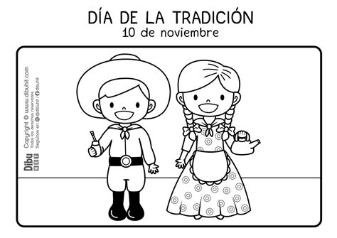 Día de la Tradición 10 de Noviembre DibuHit