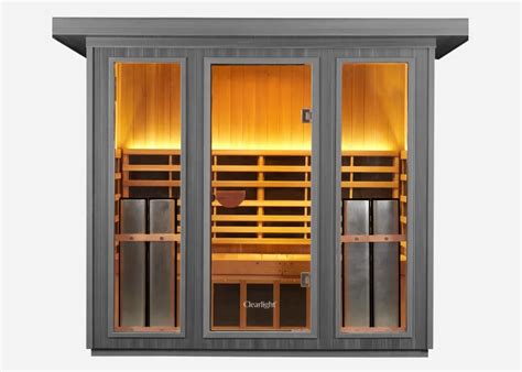 Outdoor Infrared Saunas For Home Clearlight Saunas